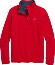 vineyard vines Kids' Saltwater Quarter Zip Pullover