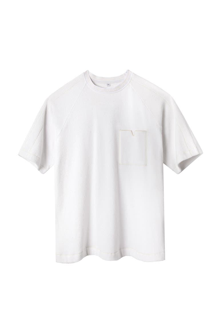 Raglan Terry Tee, Main, color, White