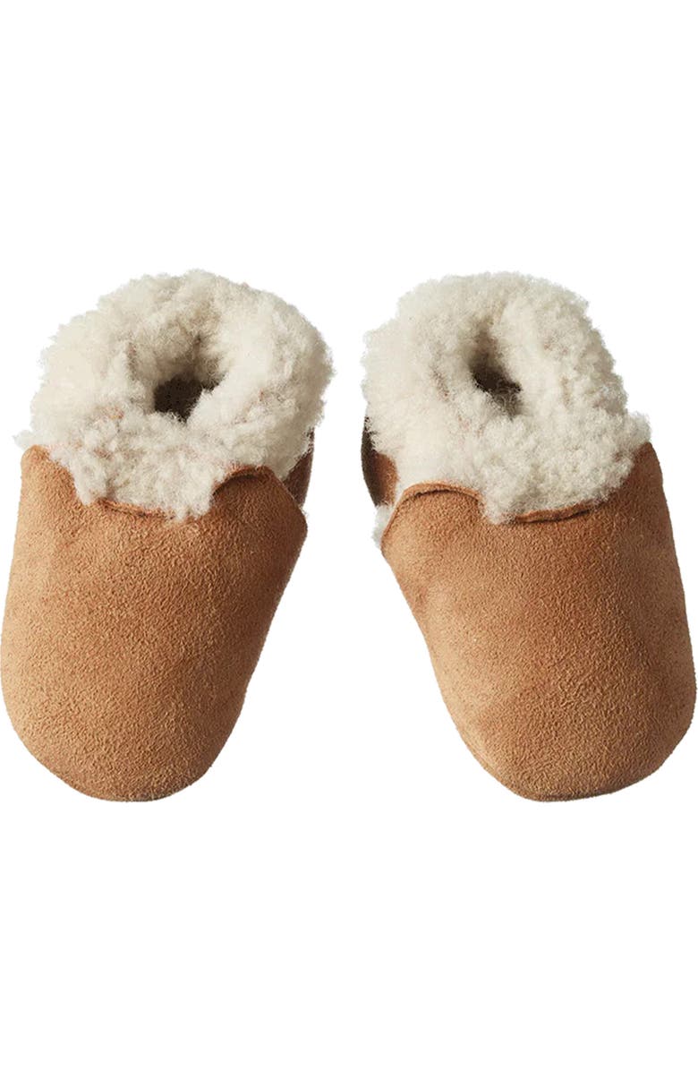 NATURE BABY Genuine Shearling Lined Bootie, Main, color, Cinnamon