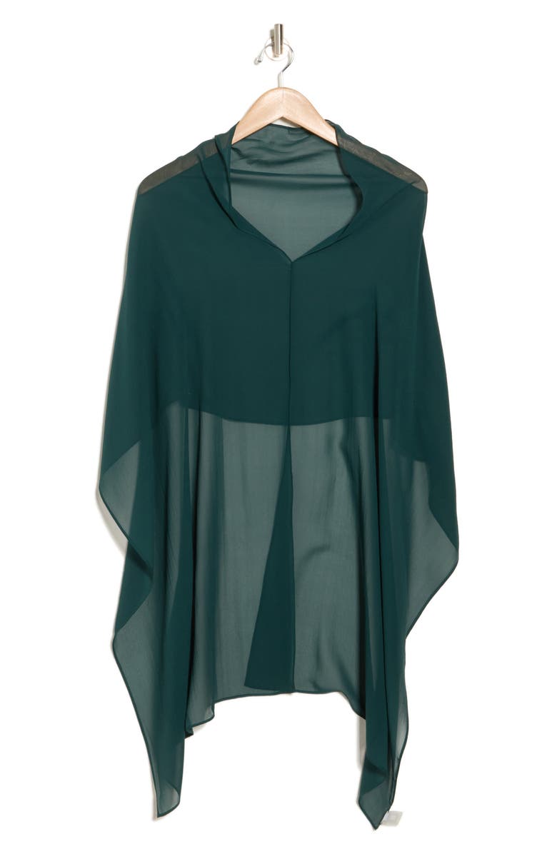 Eileen Fisher Silk Poncho, Alternate, color,