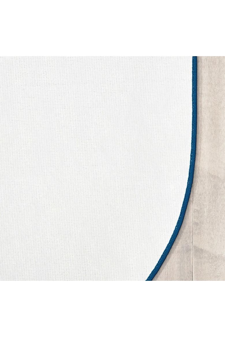 Tranquil Trees Carpets, Alternate, color, Blue