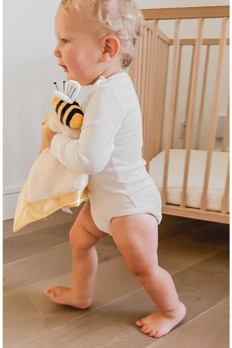 Little Lovey & Soother Blanket, Alternate, color, YELLOW/ YELLOW