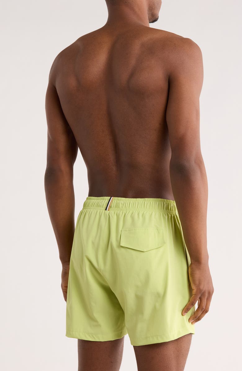 BOSS Tio Swim Trunks, Alternate, color, Light/ Pastel Green