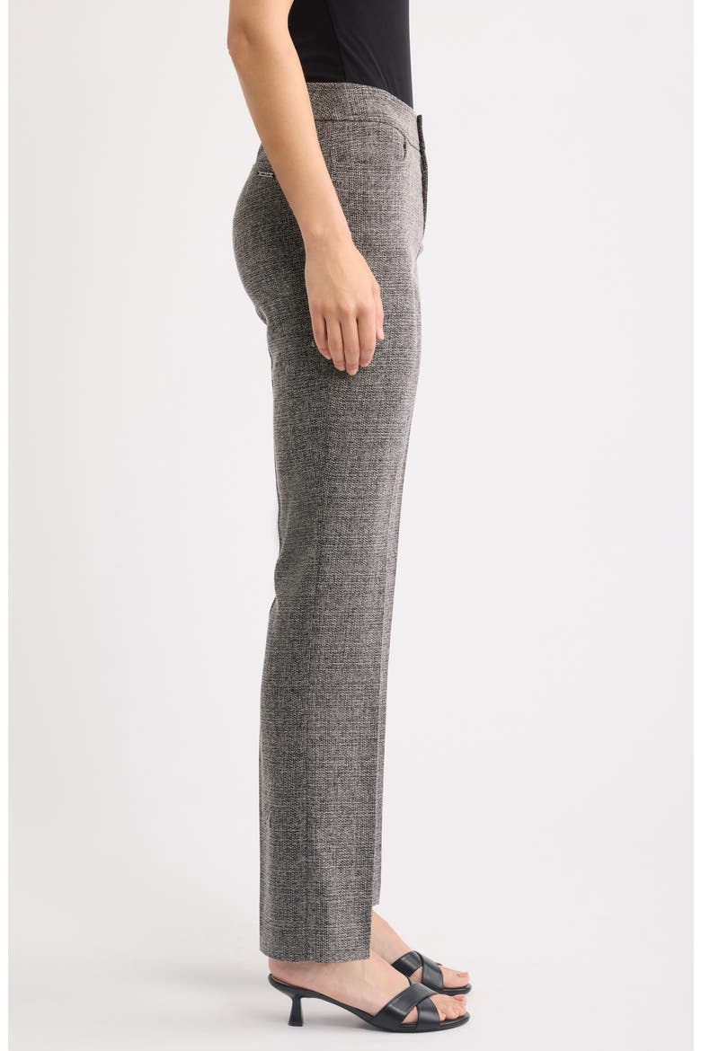 Mid Rise Bootcut Tweed Pants, Alternate, color, ANNE BLACK / WHITE DOVE