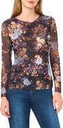 Ted Baker Long Sleeve Mesh Top
