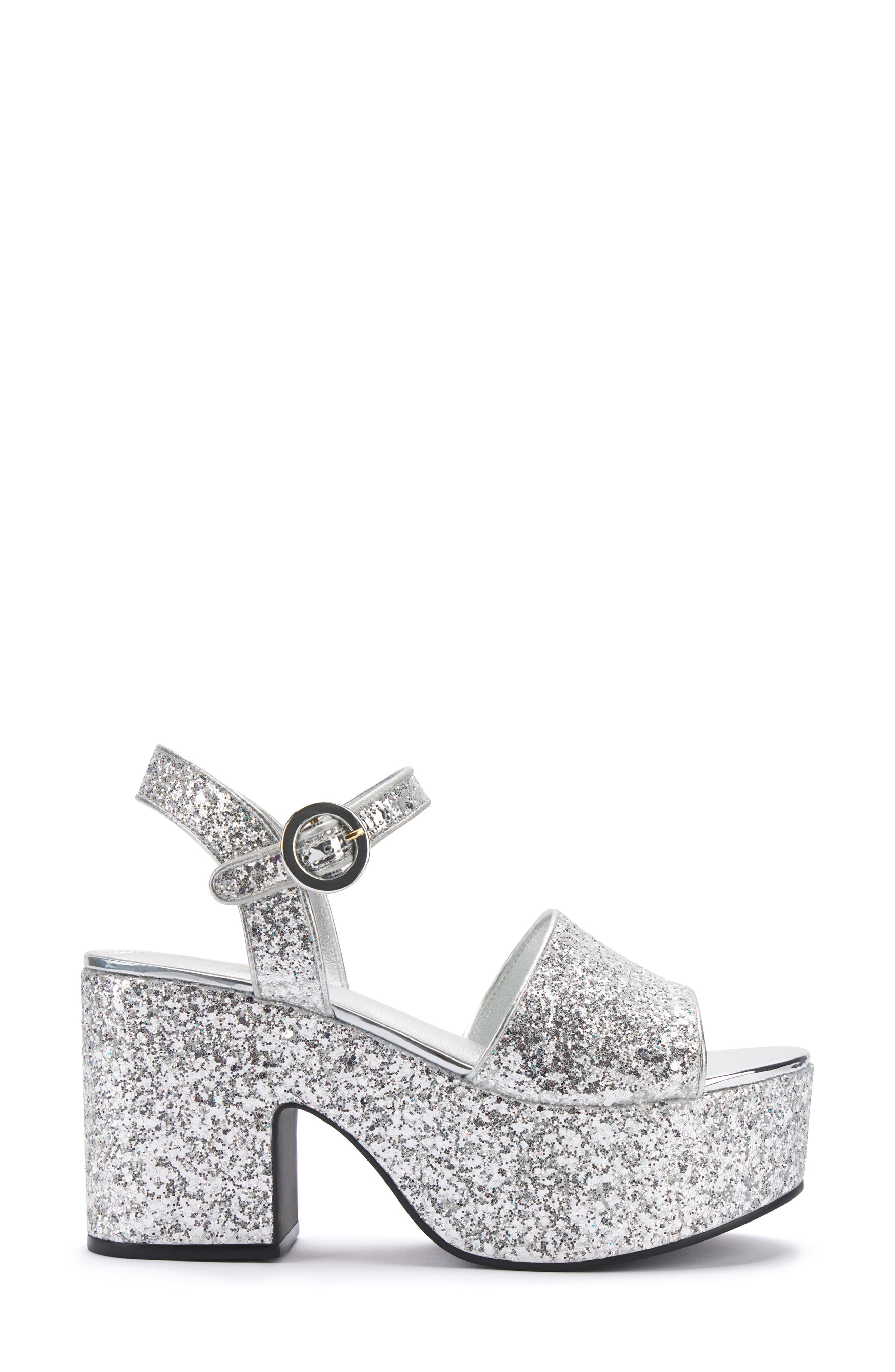 Larroudé Miso Ankle Strap Platform Sandal, Alternate, color, 