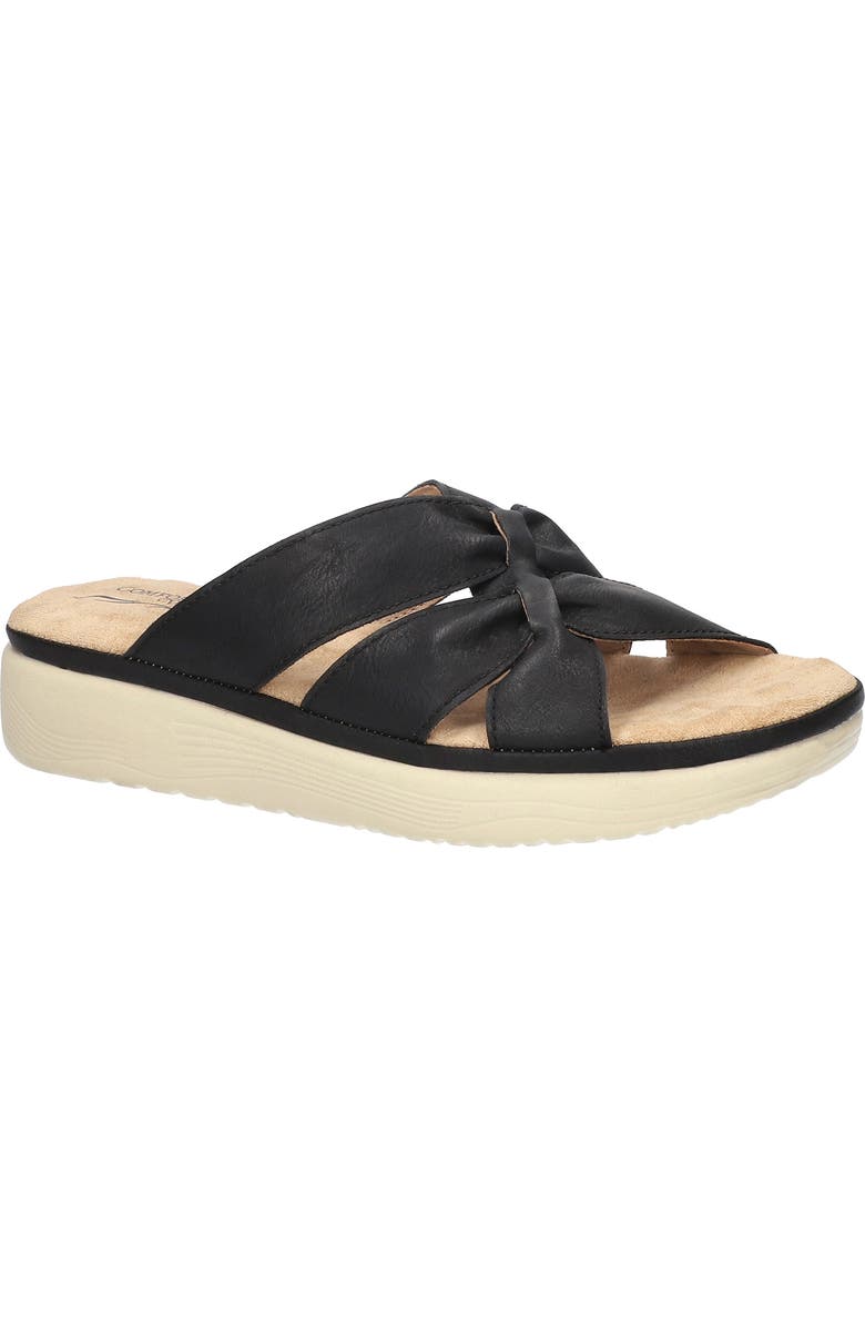 EASY STREET Mickey Slide Sandal, Main, color, Black