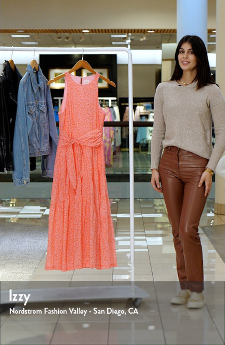 Nelly Tie Waist Tiered Maxi Dress, sales video thumbnail