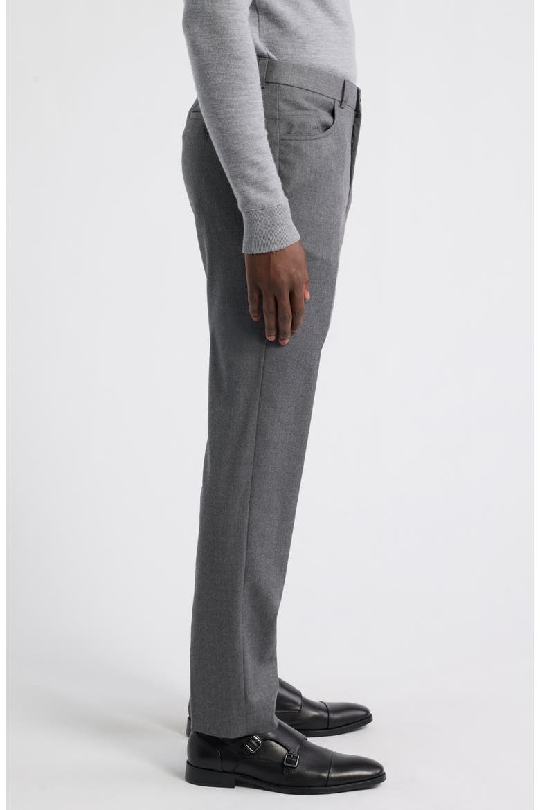 Sage Stretch Wool Flannel Pants, Main, color, GREY