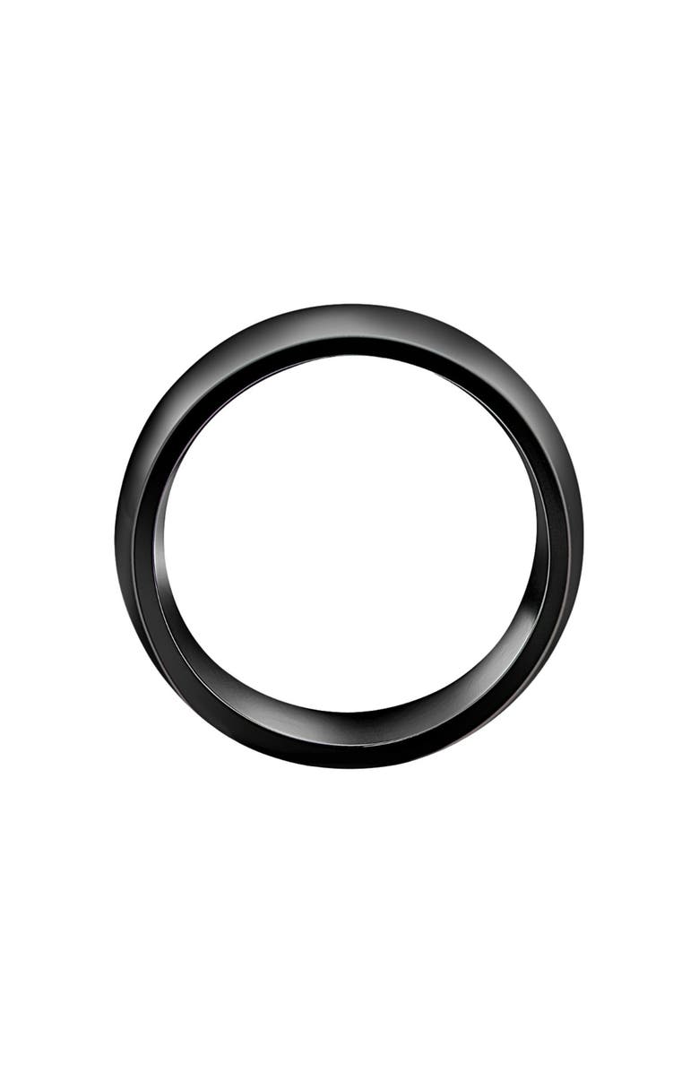 Bliss Diamond Men's Black Polished Bright Tungsten Ring Ring 7mm Comfort Fit Wedding Band, Alternate, color, Black Tungsten