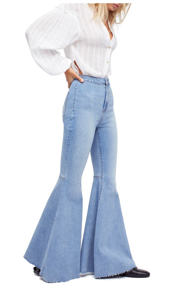 Free People We the Free Float On Flare Jeans, Main, color,