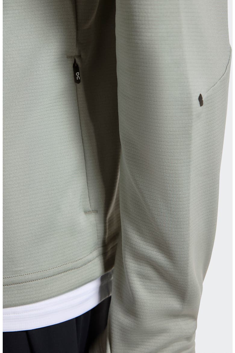 Climate Zip Hoodie, Alternate, color, TIN