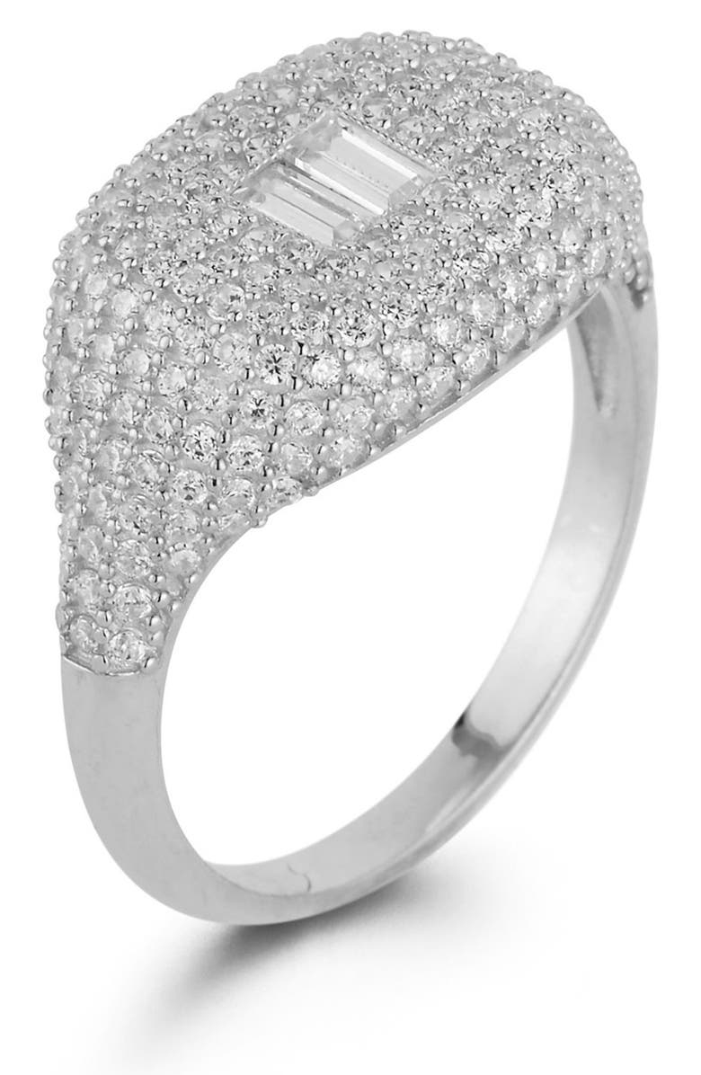 GLAZE JEWELRY Pavé CZ Cocktail Ring, Main, color,