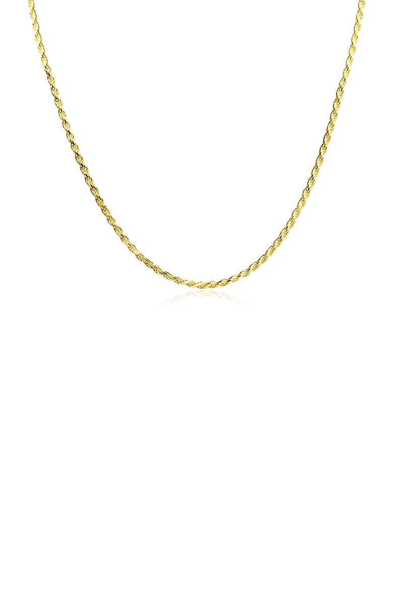 Lasso Up Rope Chain Necklace, Main, color, GOLD