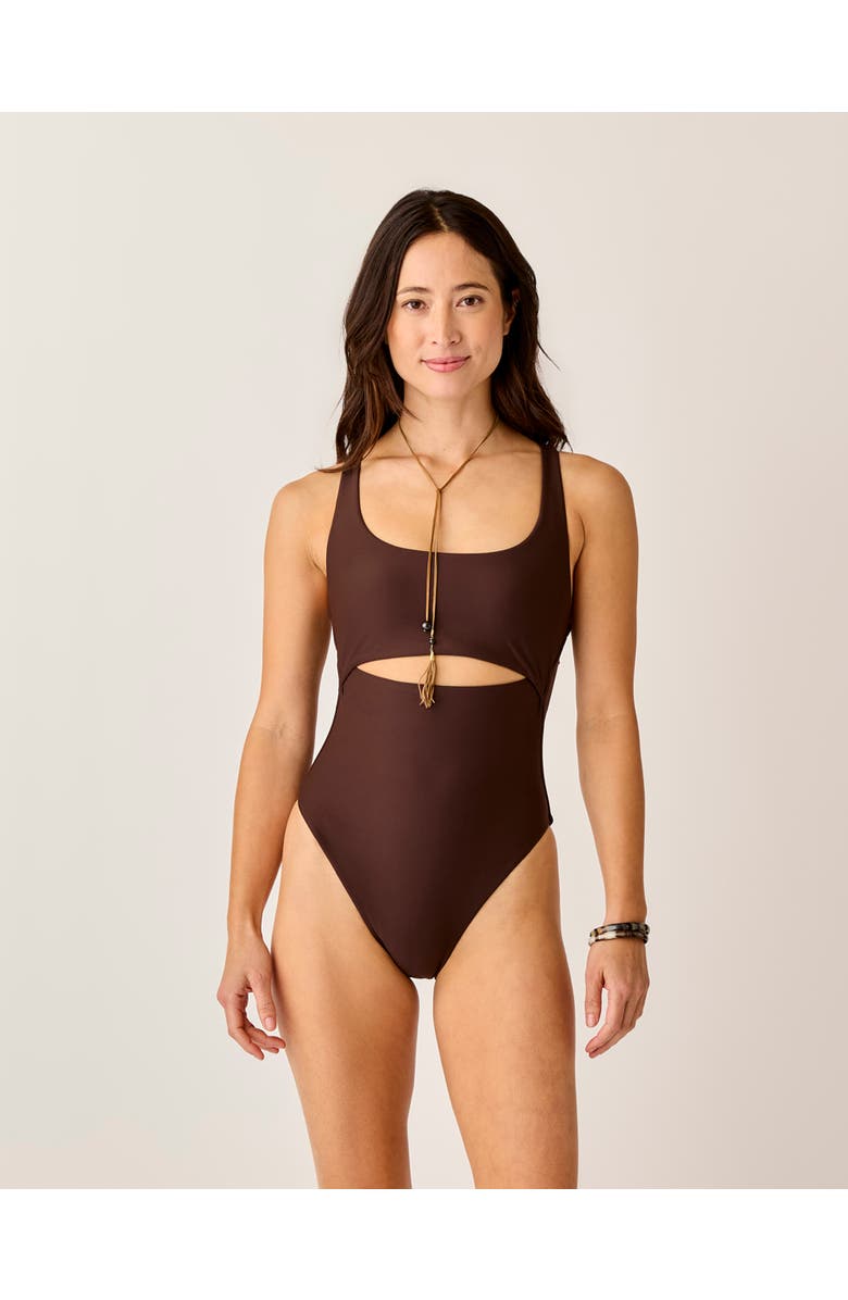 Carve Designs Sonny Compression One Piece D-DD Cup, Main, color, Coffee