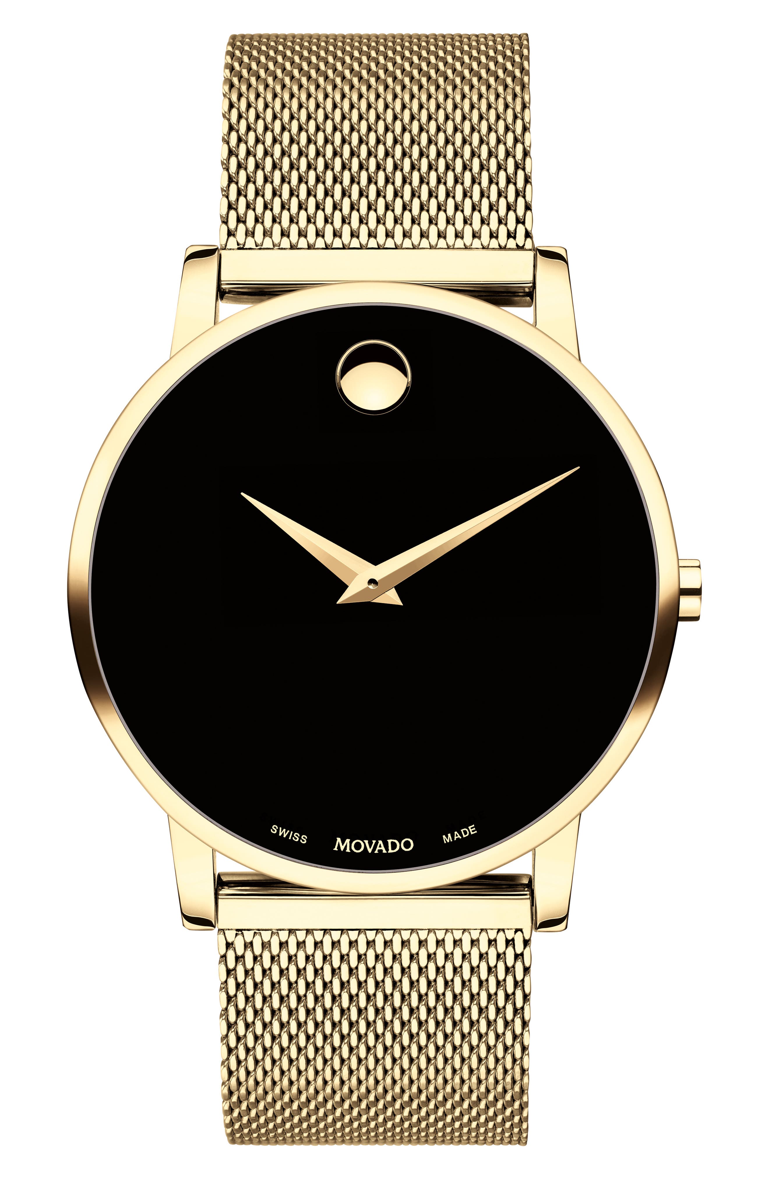 Movado Museum Mesh Bracelet Watch, 40mm