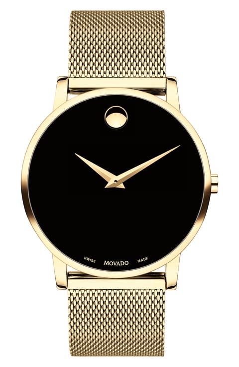 Museum Mesh Bracelet Watch, 40mm