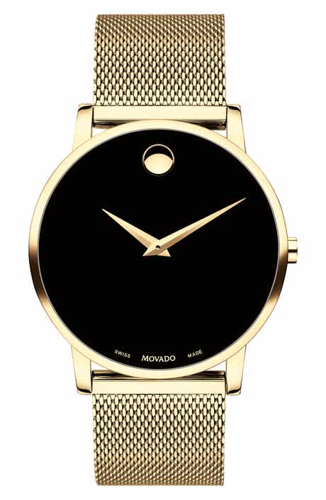 Movado Museum Mesh Bracelet Watch, 40mm
