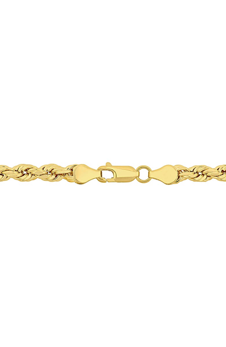 DELMAR 10K Yellow Gold Rope Chain Bracelet, Alternate, color, 