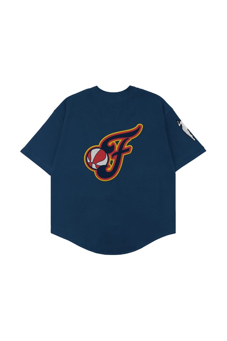 Unisex Playa Society  Navy Indiana Fever Baseball Fashion Jersey, Alternate, color, Navy