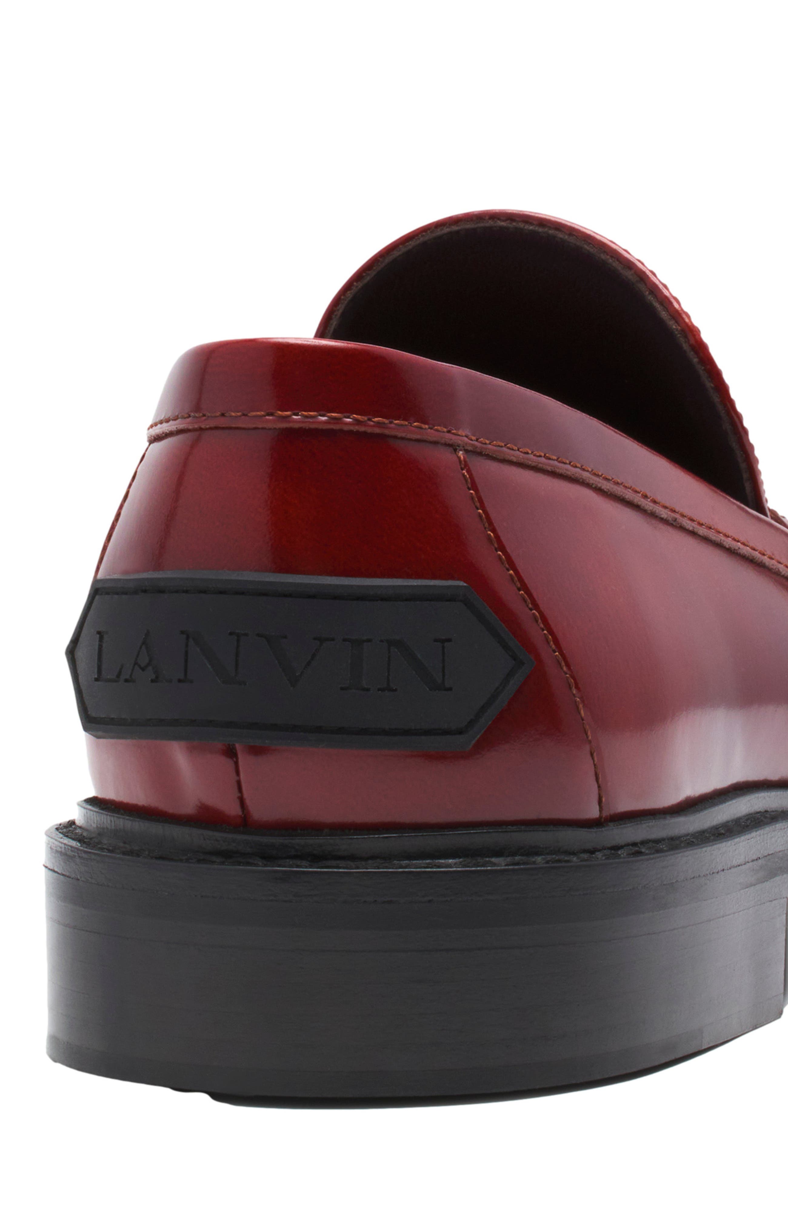 SPINTO LOAFERS IN SMOOTH LEATHER, Alternate, color, DARK BROWN/BLACK