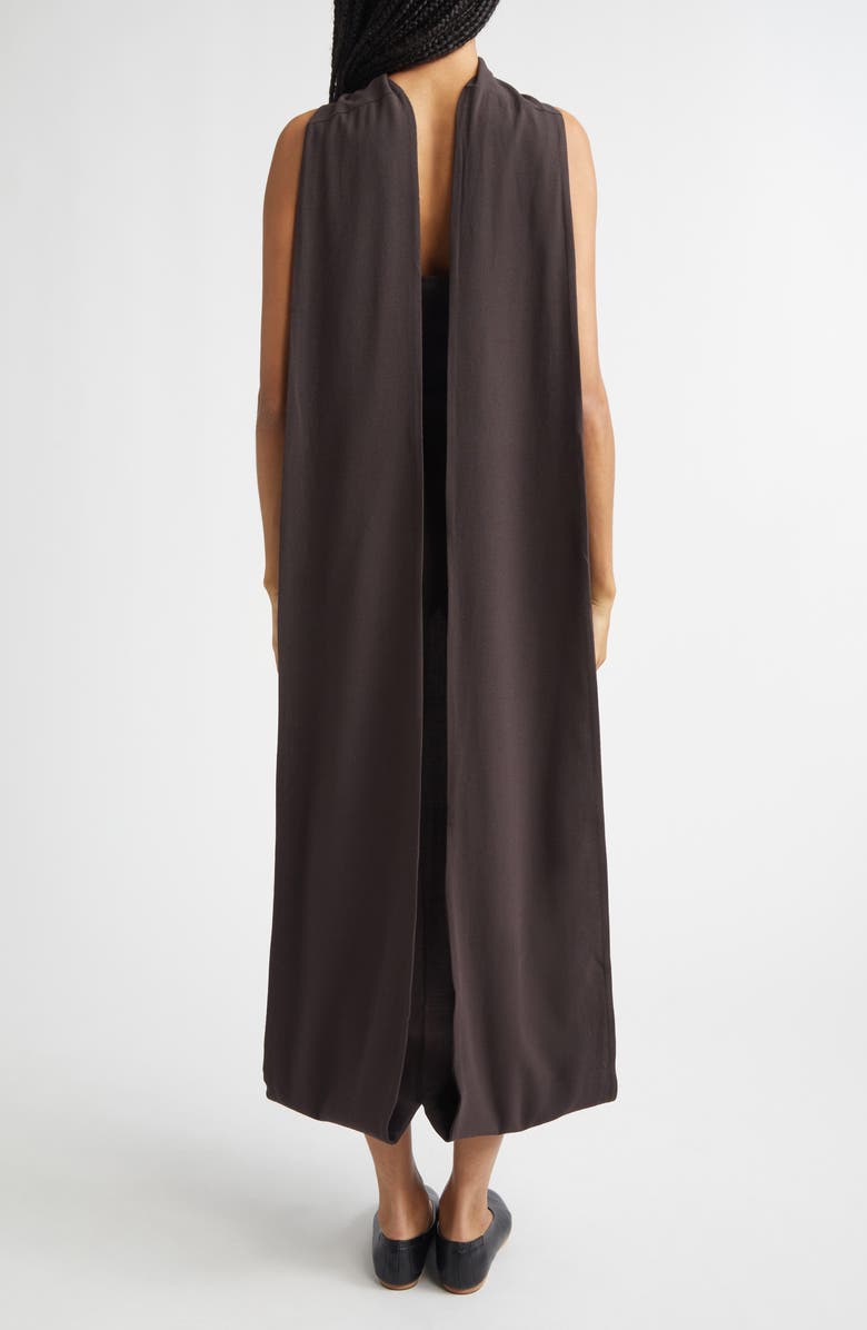 Paloma Wool Alberch Strapless Wool Blend Dress with Attached Scarf, Alternate, color, Grey