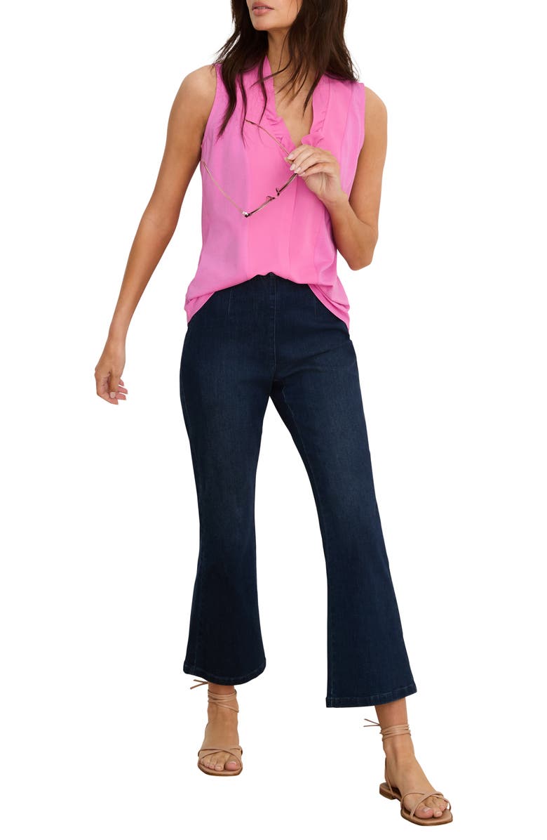 NIC+ZOE Ruffle Around Tank, Alternate, color, Crocus