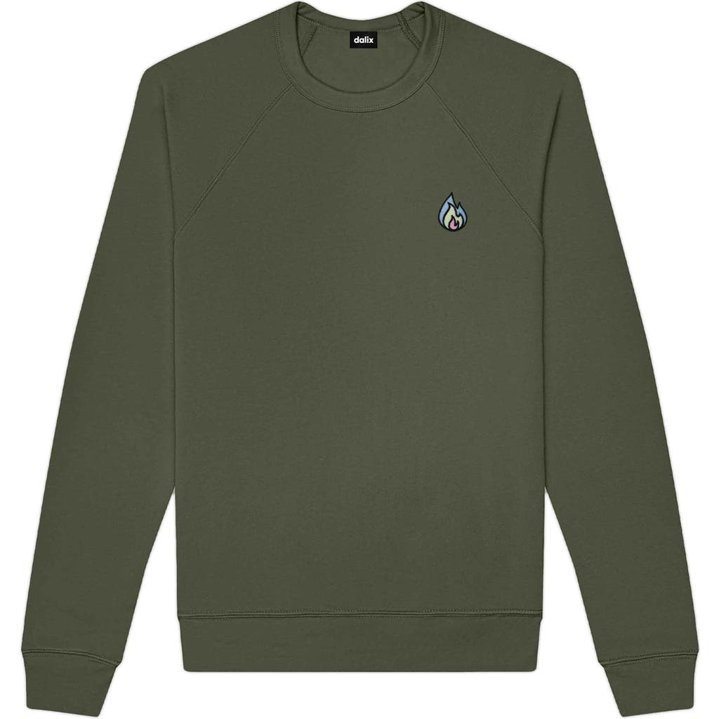 DALIX DALIX FIRE FLEECE SWEATSHIRT