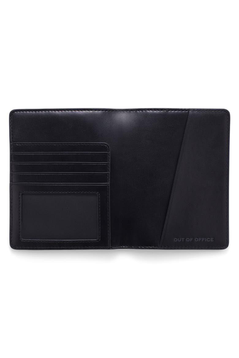 The Leopard Leather Passport Case, Alternate, color, BROWN MULTI