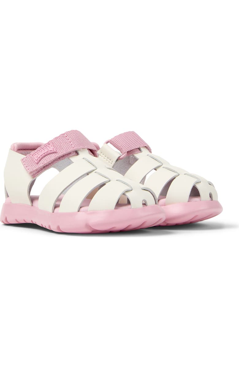 Camper Kids' Oruga Fisherman Sandal, Main, color, Medium Beige
