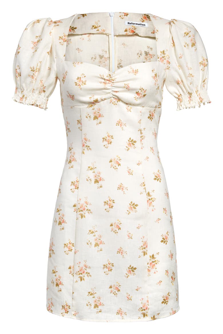 Gina Linen Minidress, Alternate, color, MILDRED
