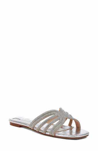 Dindy Embellished Slide Sandal