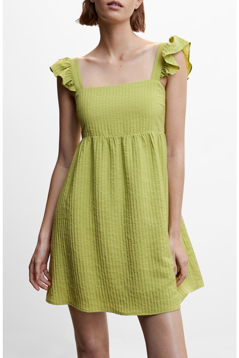 Cutout Minidress, Alternate, color, GREEN