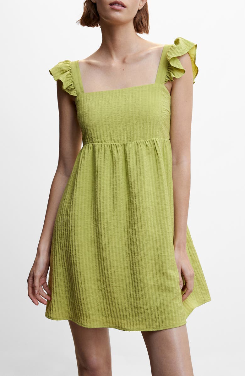 MANGO Cutout Minidress, Alternate, color, 