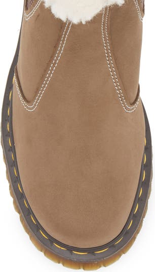 2976 Faux Shearling Lined Lug Sole Boot