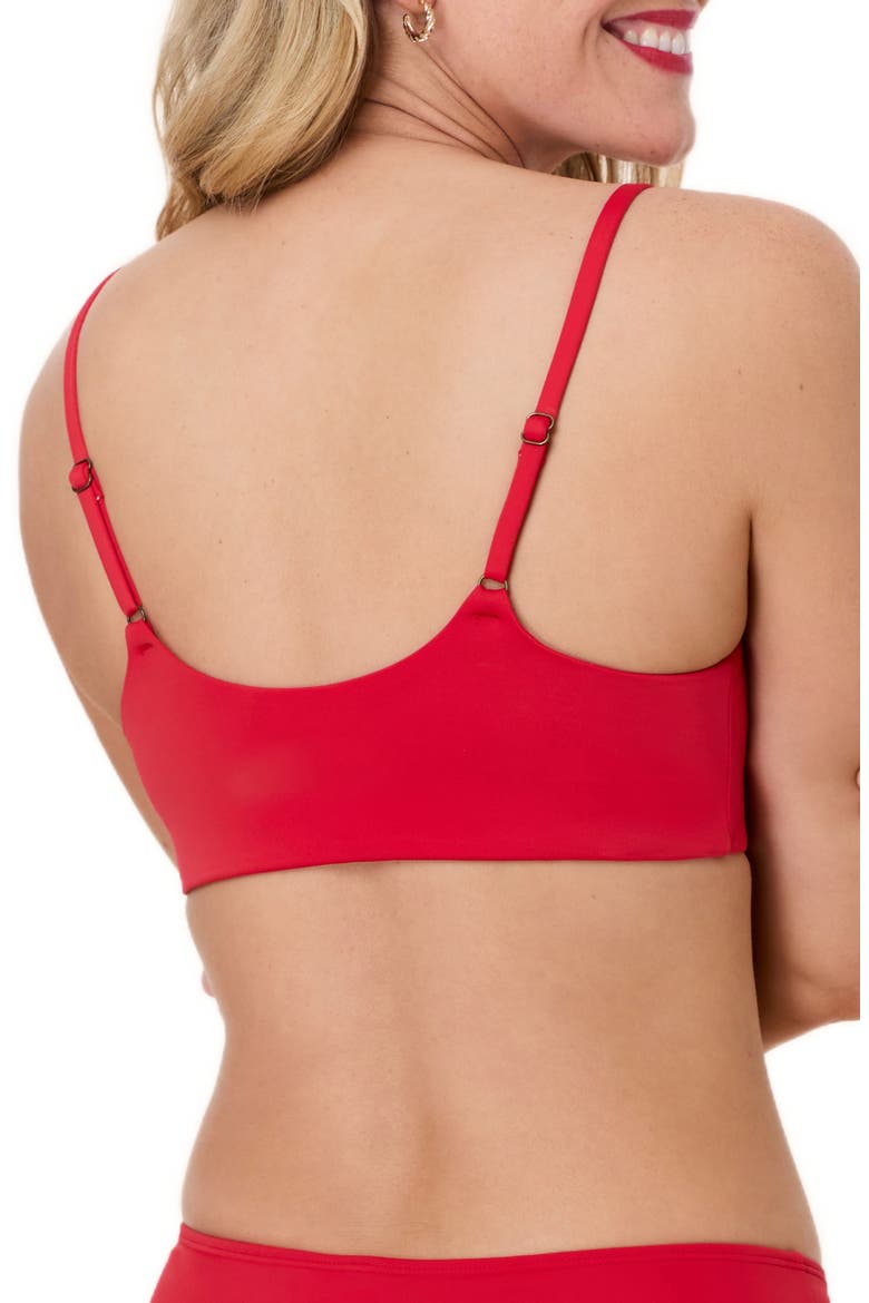 The Maui Bikini Top, Alternate, color, CHERRY RED