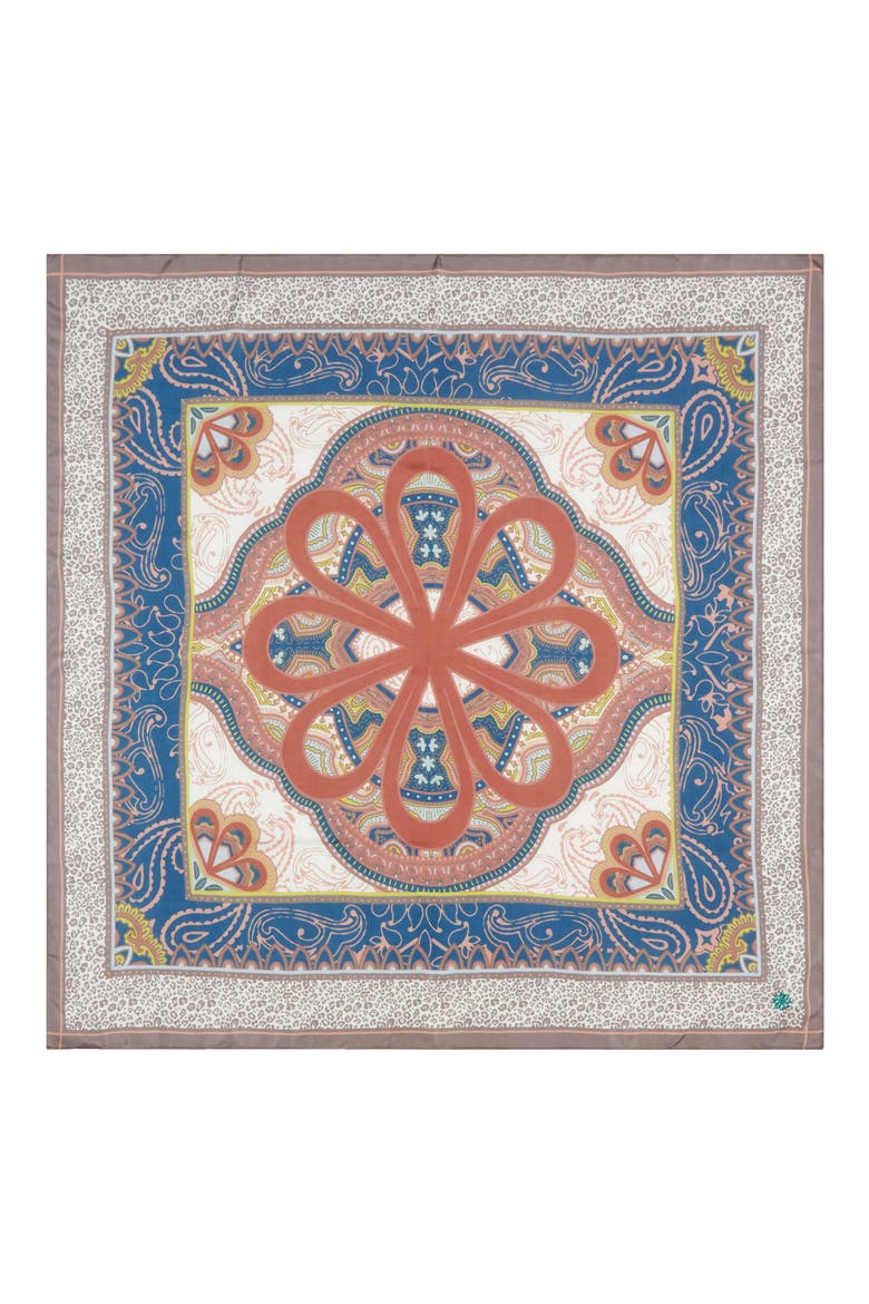 Silk Twill Square Headscarf, Alternate, color, SIGNATURE PAISLEY