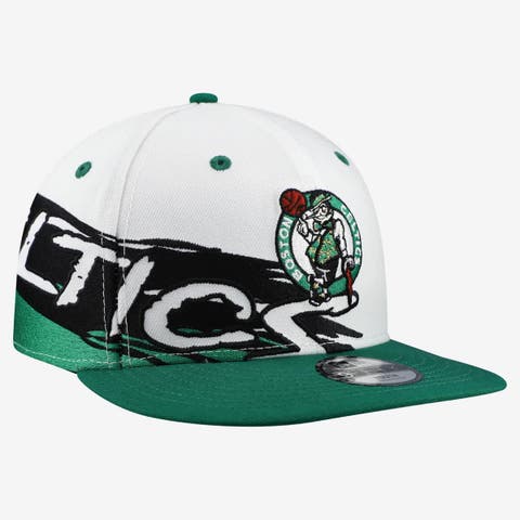 Youth New Era  White/Kelly Green Boston Celtics Swept 9FIFTY Snapback Hat