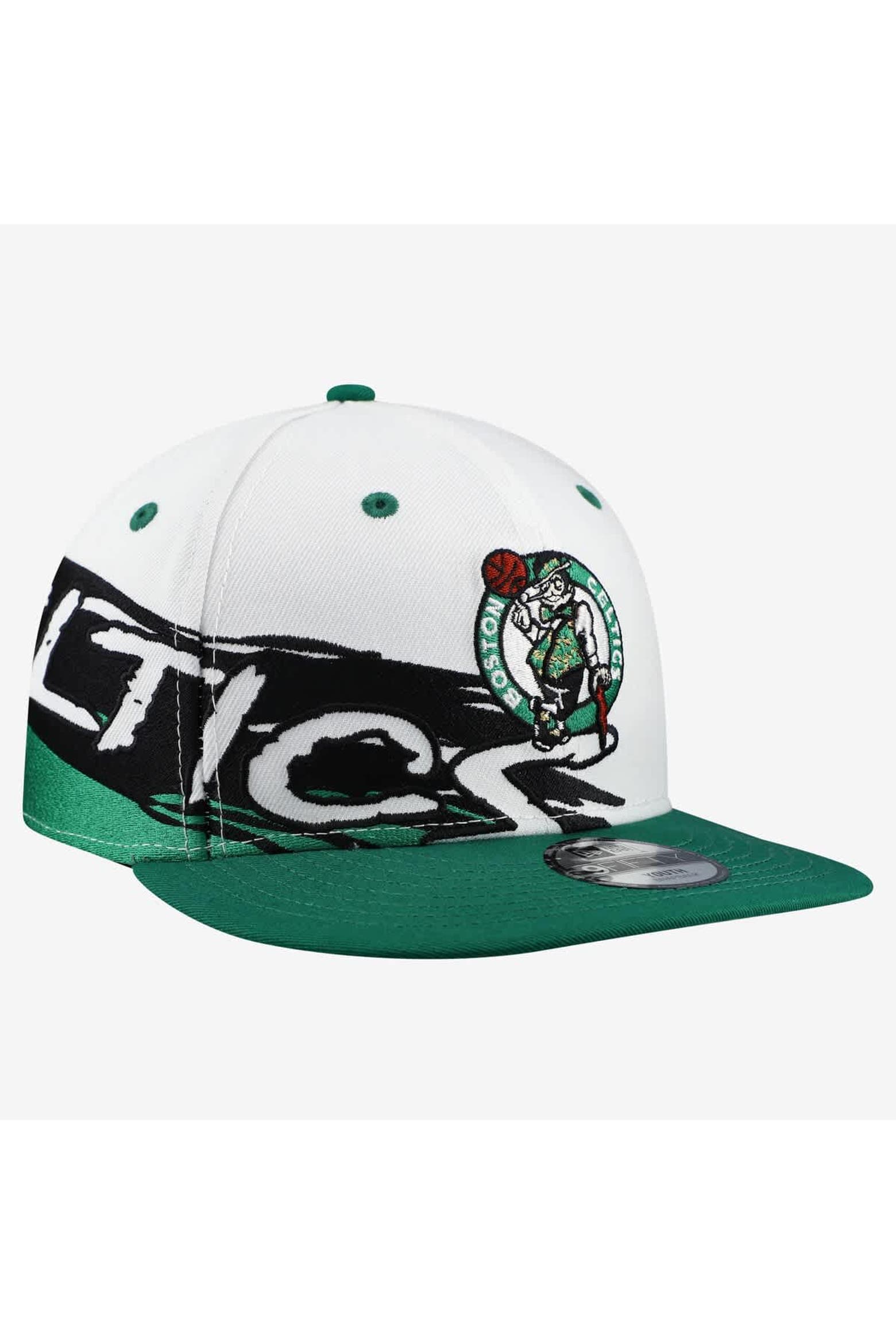 Revert Method New Era Youth New Era White/Kelly Green Boston Celtics Swept 9FIFTY ...