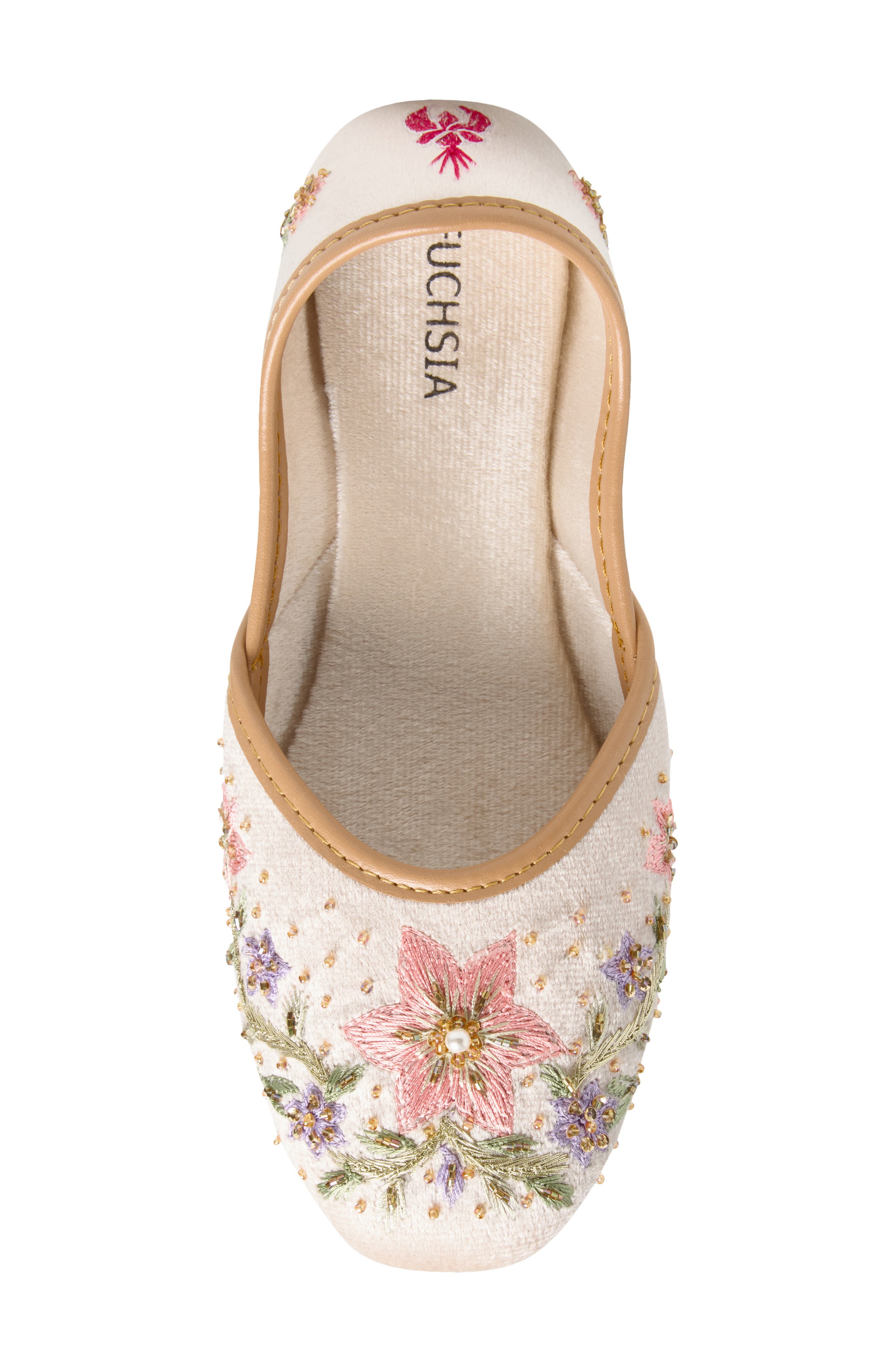 FUCHSIA Rosabelle Flat, Alternate, color, Beige