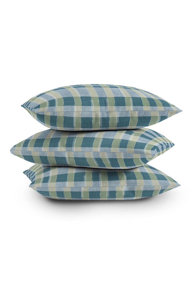 Marta Barragan Camarasa Country Plaid Accent Pillow, Alternate, color, BLUE