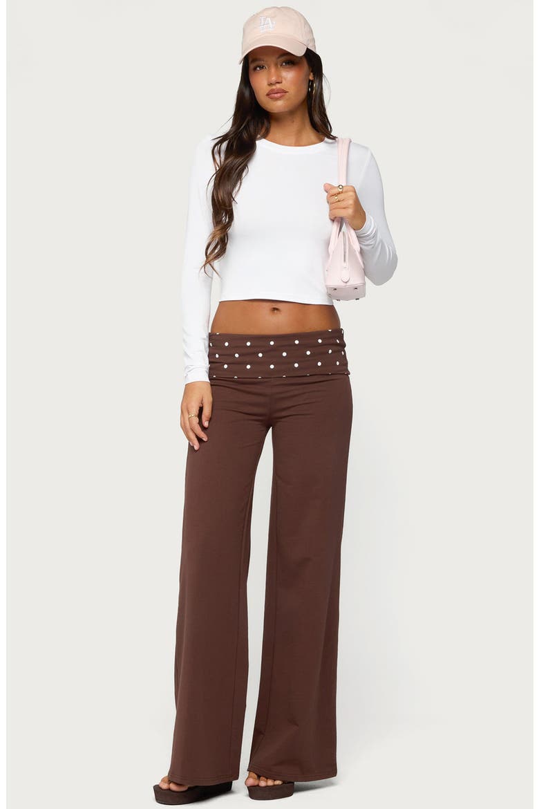 Zali Long Sleeve Crop Top, Alternate, color, WHITE