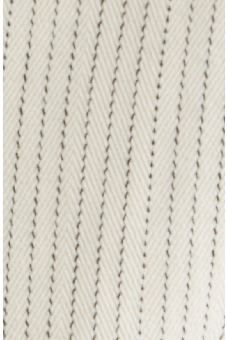 La Jolla Stripe Vest, Alternate, color, ECRU RAILROAD STRIPE