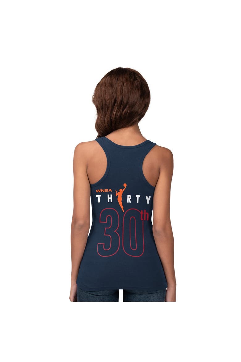 Women's Starter Navy Indiana Fever 30th Anniversary Preseason Tank Top, Alternate, color, Navy