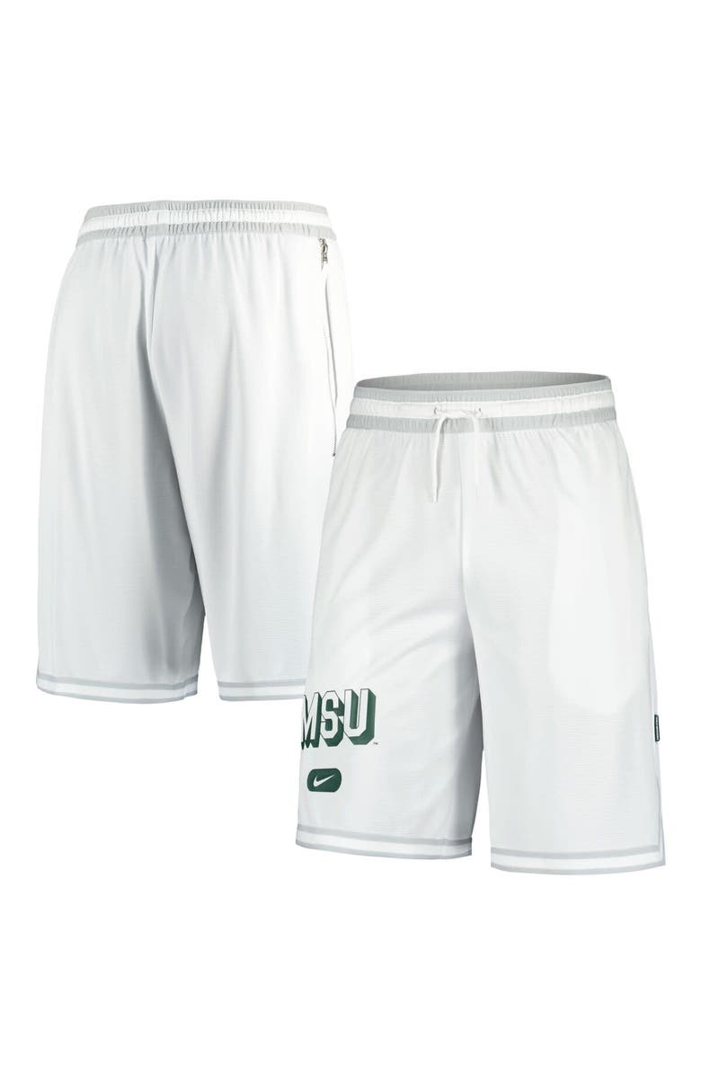 Nike Men's Nike White Michigan State Spartans DNA 3.0 Performance Shorts, Main, color, Cream