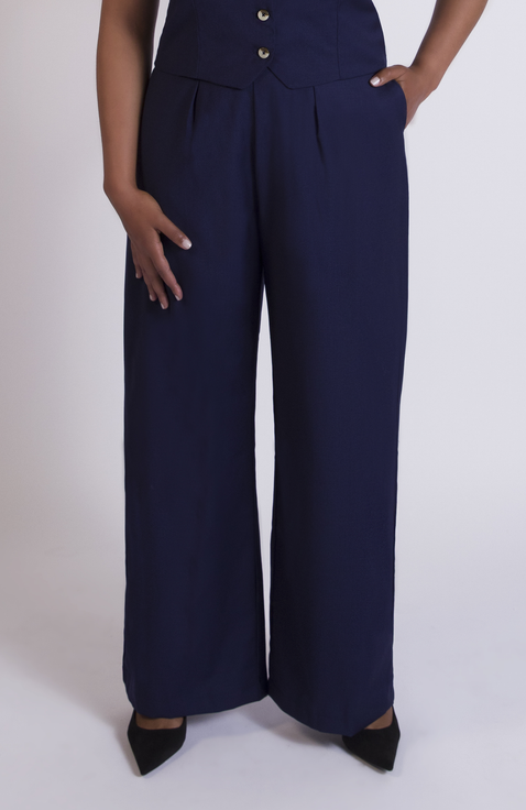 The Wool Wide Leg Pant For Full Hips And Thighs