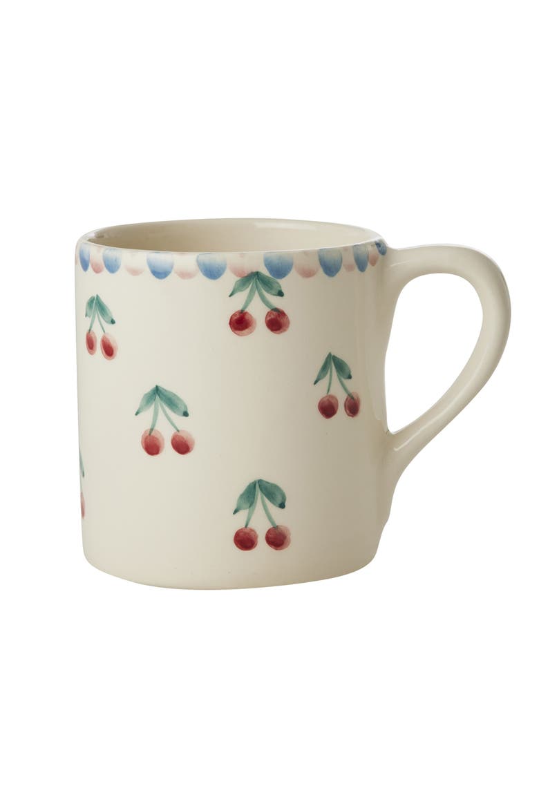 Set of 6 Hand-Painted Ceramic Mugs, Main, color, MULTI