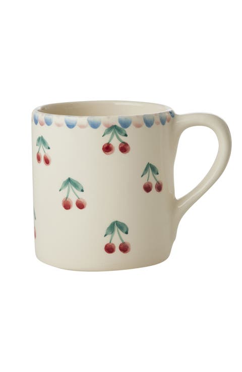 Set of 6 Hand-Painted Ceramic Mugs