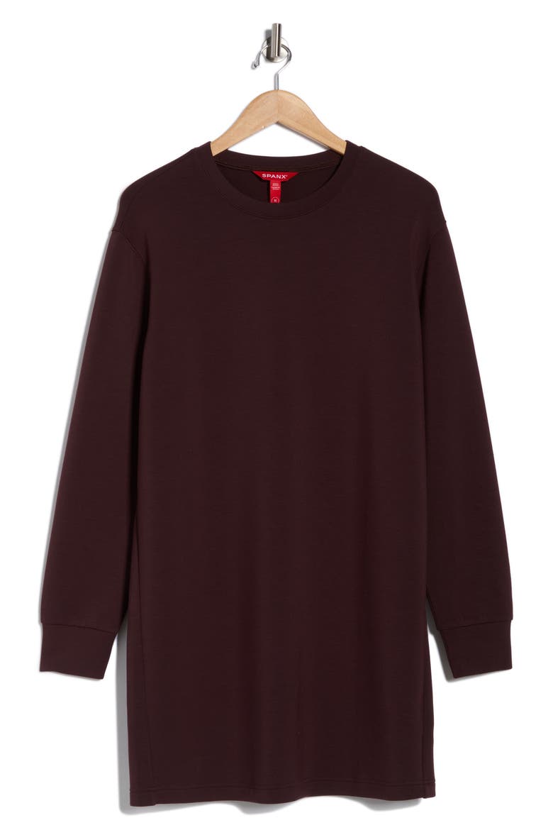Long Sleeve Sweater Dress, Alternate, color, TRUFFLE BROWN