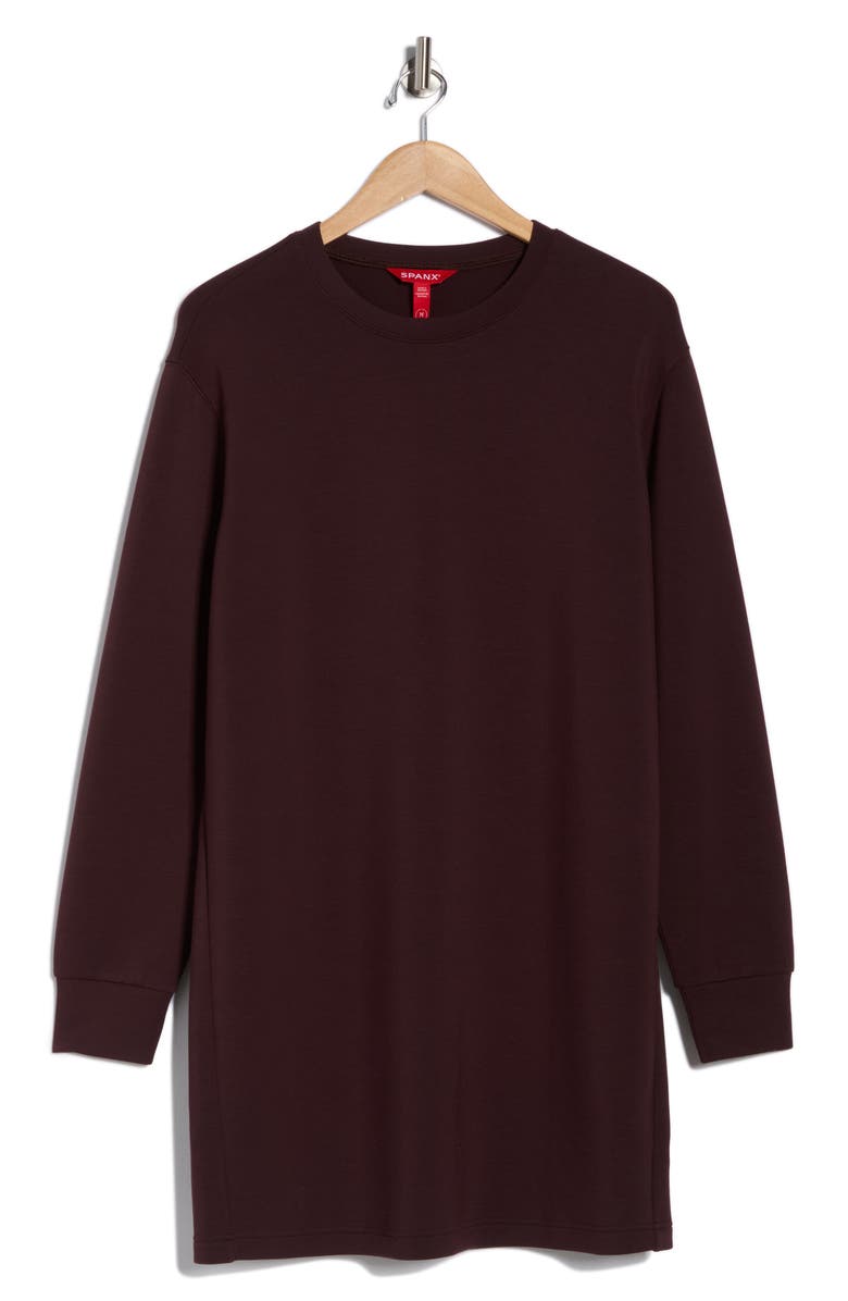 SPANX<sup>®</sup> Long Sleeve Sweater Dress, Alternate, color, Truffle Brown
